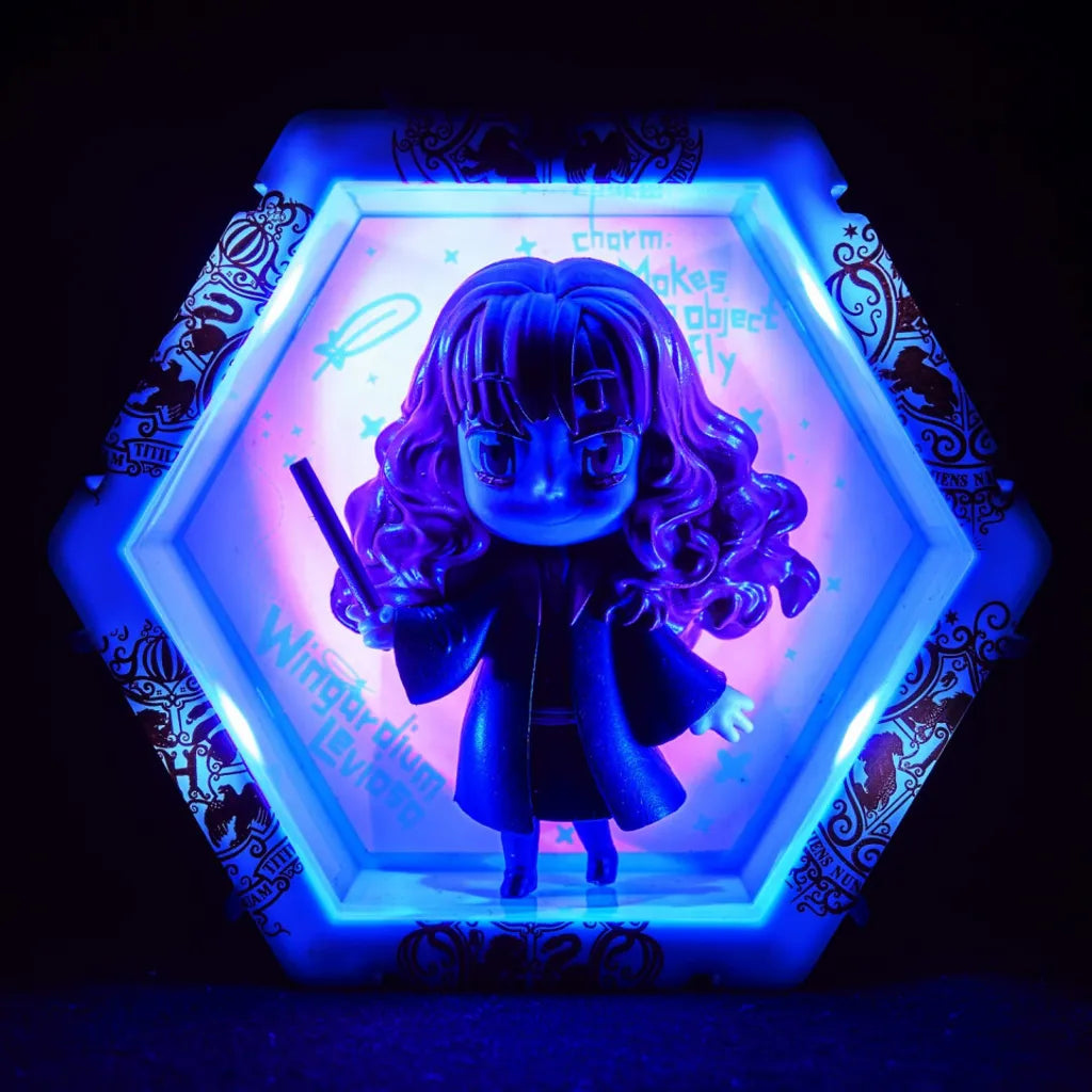 WOW! PODS - Harry Potter Wizarding World Harry Potter Figuren | Leuchtende Hermine Granger Wackelfigur | Offizielle Harry Potter Fanartikel Harry Potter Geschenke Harry Potter Spielzeug Sammelfiguren