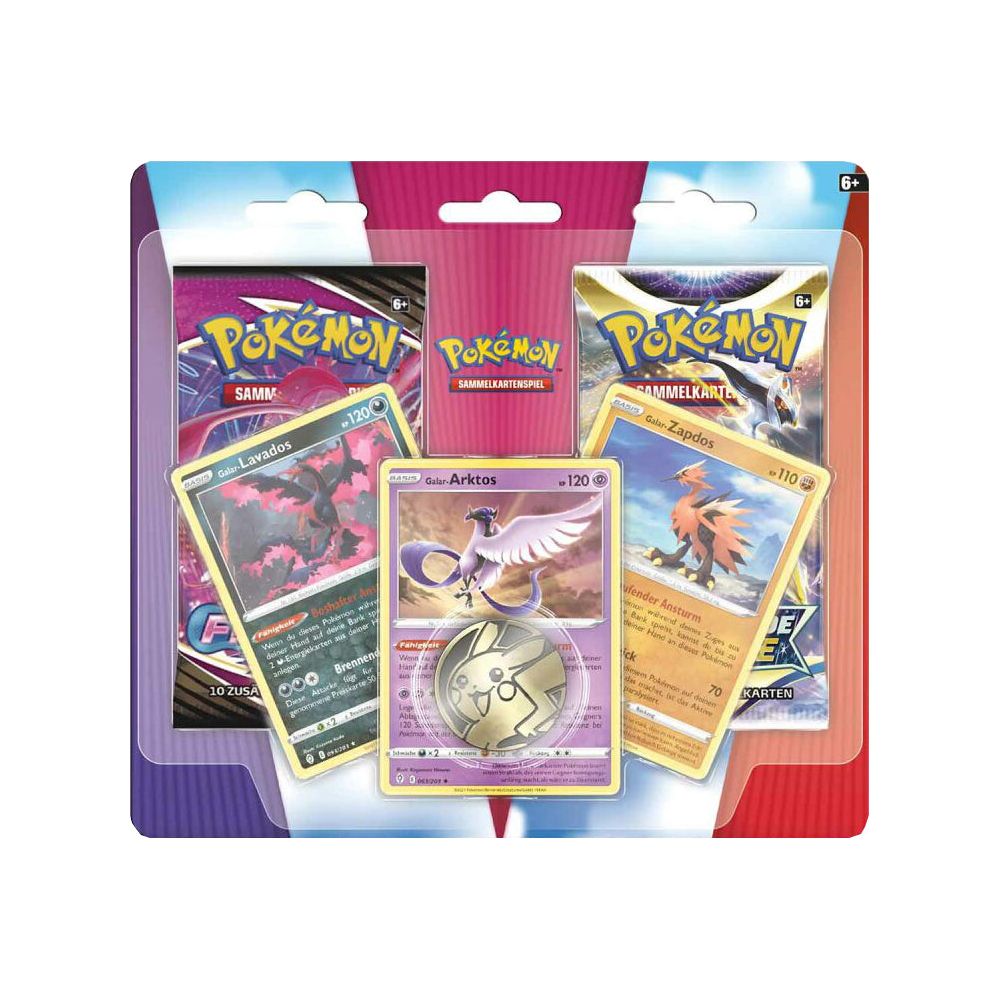 Pokemon - 2Pack Blister August 2022 (Lavados / Arktos / Zapdos) DE