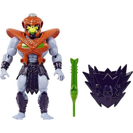MASTERS OF THE UNIVERSE Snake Armor Skeletor - 16 bewegliche Gelenke, Retro-Verpackung