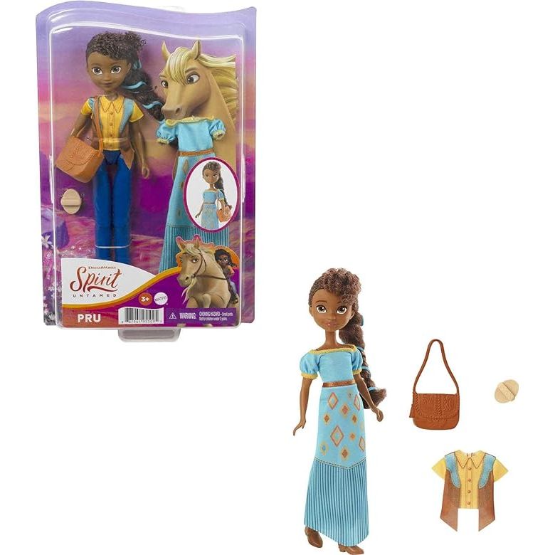 Dreamworks Spirit GXF18 - "Spirit - frei und ungezähmt" Fashionspaß Pru Puppe (18cm)