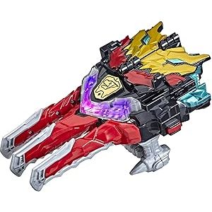 Power Rangers Dino Knight Morpher, Spielzeug mit Lichtern, Sounds und Schlüssel, inspiriert von der Serie, 15 Centimeters