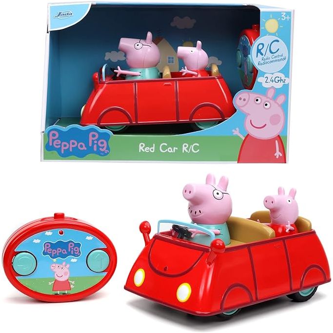Jada Toys Peppa Pig RC Car, Driftfunktion, ferngesteuertes Auto, Mehrfarbig