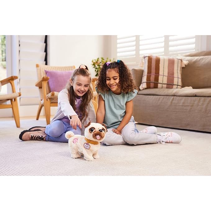 Pets Alive Poppy der Popo wackelnde Mops - Interaktiver tanzender Plüschwelpe von ZURU