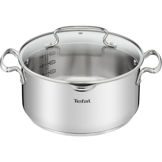 Tefal Duetto+ G71946 – Kochtopf 24 cm mit Glasdeckel, Edelstahl 18/10, induktionsgeeignet (Neu & OVP)