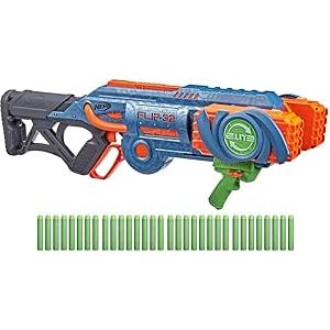 Nerf Elite 2.0 Flipshots Flip-32 Blaster, 32 Dart-Läufe für doppelte Feuerkraft, Kapazität für 32 Darts, 32 Nerf Darts