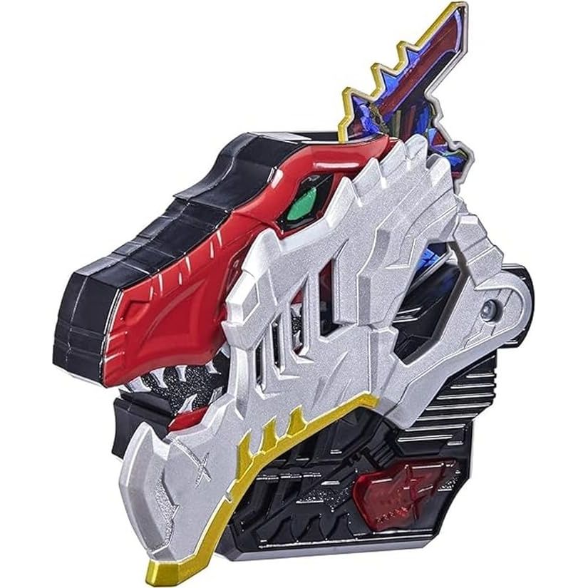 Power Rangers Dino Fury Morpher Elektronisches Spielzeug mit Lichtern, Sounds und Dino Fury Schlüssel