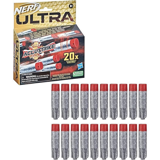 NERF AccuStrike Ultra 20-Dart Nachfüllpack für NERF Ultra Blaster, nur mit NERF Ultra Blastern kompatibel F2311EU4 Multicolor