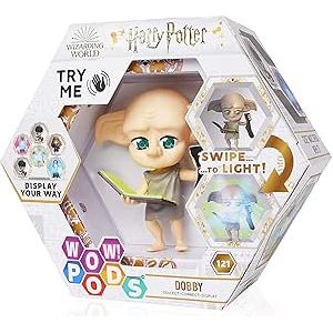 WOW! PODS - Harry Potter Wizarding World Harry Potter Figuren | Leuchtende Dobby Figur | Offizielle Harry Potter Fanartikel Wackelfigur Harry Potter Geschenke Harry Potter Spielzeug & Sammelfiguren