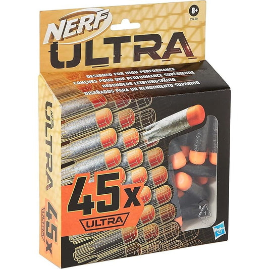 NERF Ultra 45-Dart Nachfüllpack – der ultimative NERF Dart Spaß – Nur mit NERF Ultra Blastern kompatibel